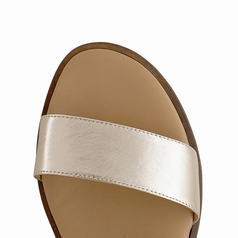 Sandały Russell And Bromley Tribeca Damskie Metallic | HUA375CD