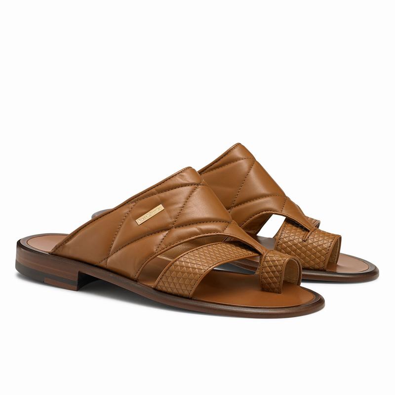 Sandały Russell And Bromley Vernazza Męskie Brązowe | LBS6893OT