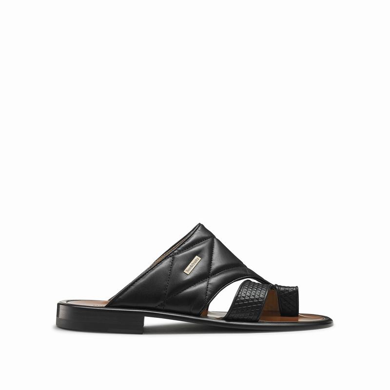Sandały Russell And Bromley Vernazza Męskie Czarne | NIW4169VN