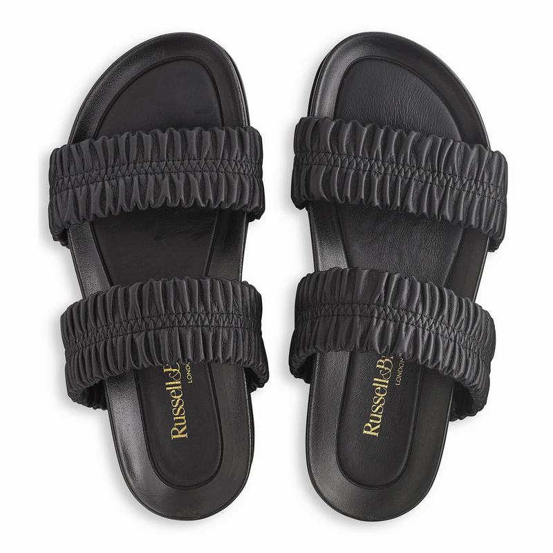 Sandały na Koturnie Russell And Bromley Busybee Damskie Czarne | DXF6313HK
