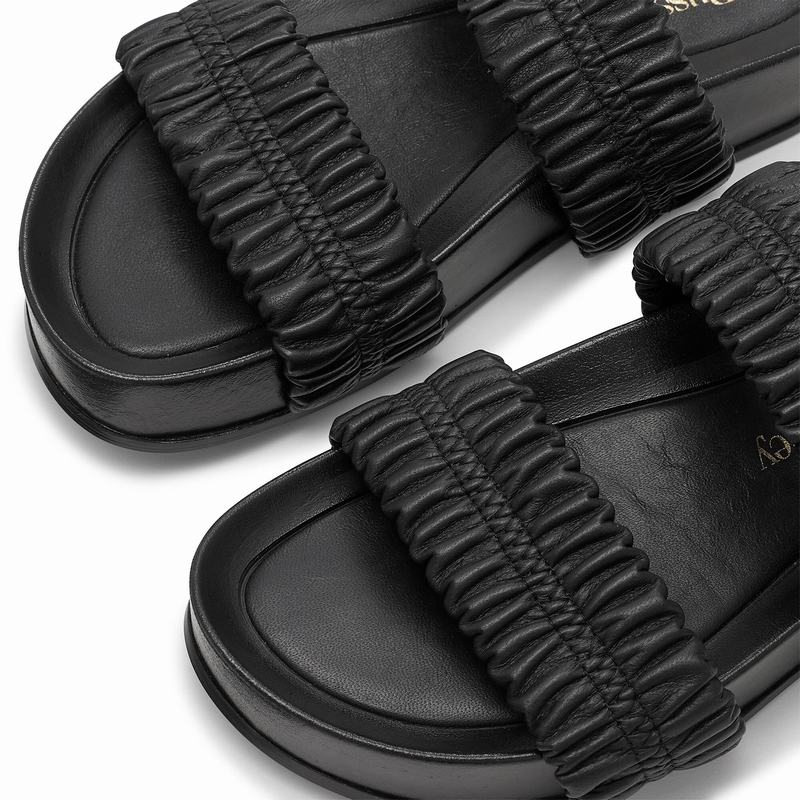 Sandały na Koturnie Russell And Bromley Busybee Damskie Czarne | DXF6313HK
