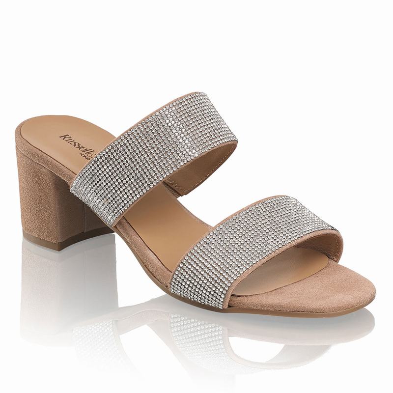 Sandały na Koturnie Russell And Bromley Plaza Mid Damskie Brązowe | JHJ3486HY