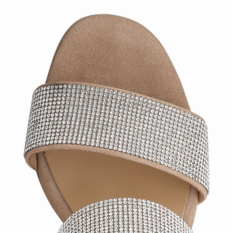 Sandały na Koturnie Russell And Bromley Plaza Mid Damskie Brązowe | JHJ3486HY