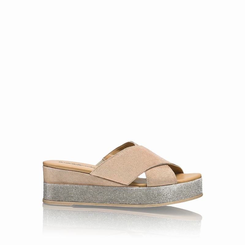 Sandały na Koturnie Russell And Bromley Plaza Luxe Damskie Brązowe | PWN735QC