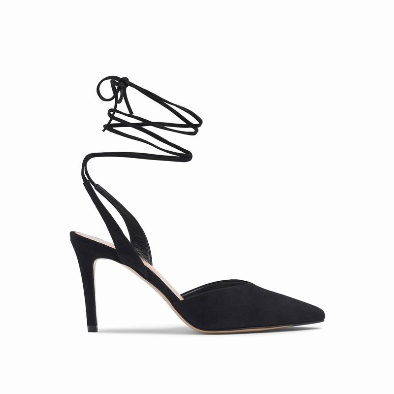 Sandały na Obcasie Russell And Bromley 85tie Damskie Czarne | OLS5058HZ