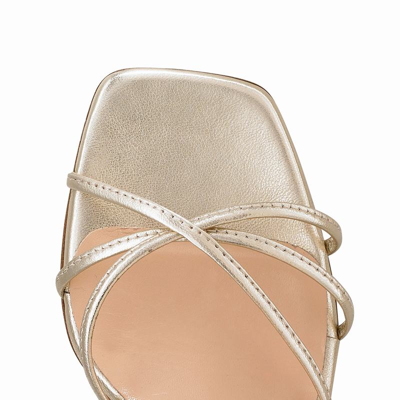 Sandały na Obcasie Russell And Bromley Airstrip70 Damskie Metallic | EGE9846OF