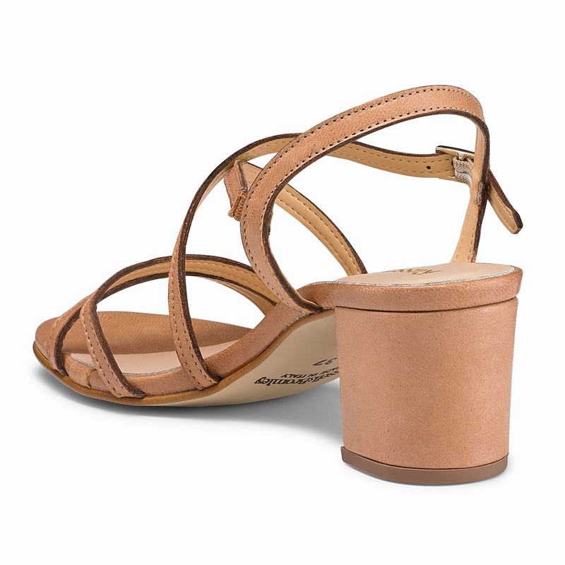 Sandały na Obcasie Russell And Bromley Barely Damskie Brązowe | IVD399PH