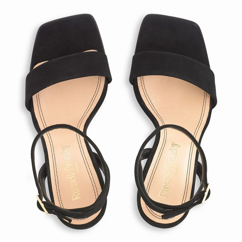 Sandały na Obcasie Russell And Bromley Cosmo Damskie Czarne | FLB9595HK