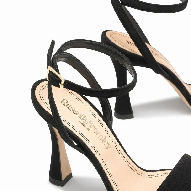 Sandały na Obcasie Russell And Bromley Cosmo Damskie Czarne | FLB9595HK