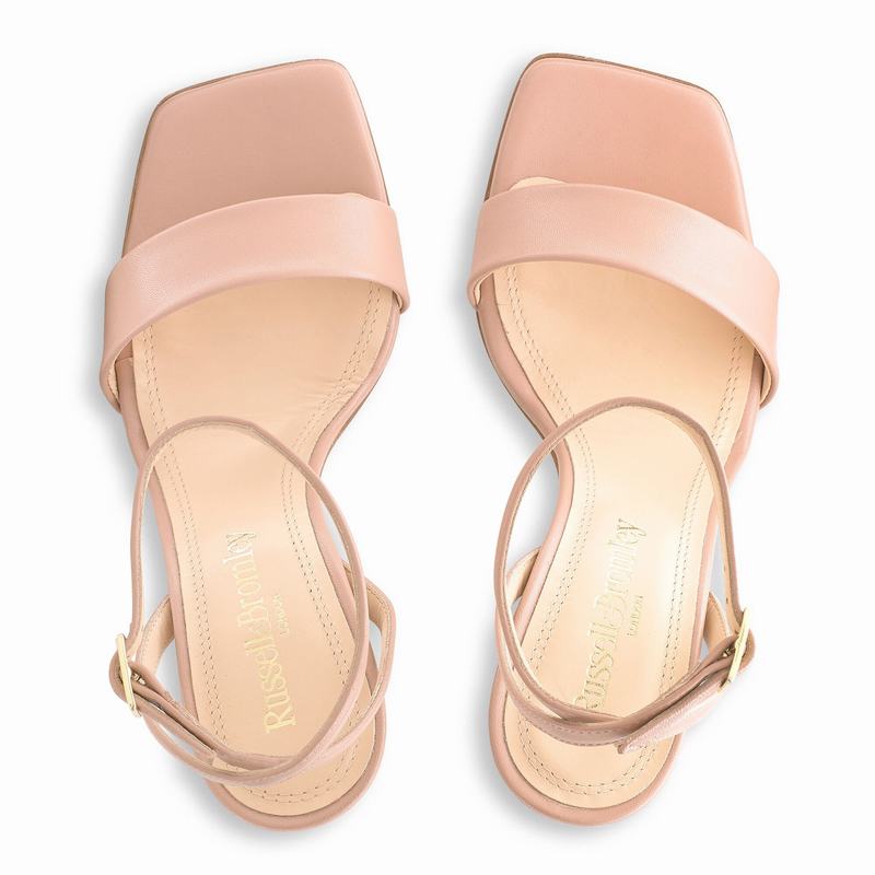 Sandały na Obcasie Russell And Bromley Cosmo Damskie Różowe | JKH6853UI