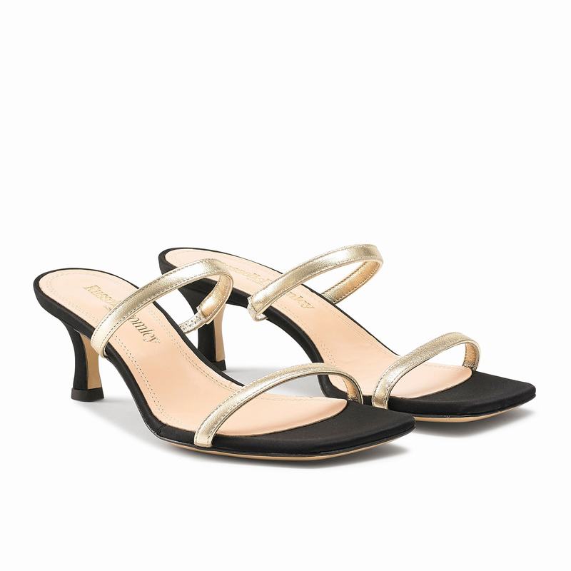 Sandały na Obcasie Russell And Bromley Daiquiri Damskie Metallic | NSW607TF