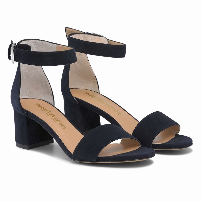 Sandały na Obcasie Russell And Bromley Ittakestwo Damskie Niebieskie | BYU132HP