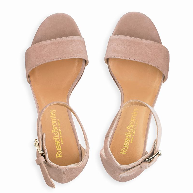 Sandały na Obcasie Russell And Bromley Ittakestwo Damskie Brązowe | YRI8554LZ