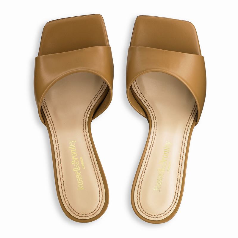 Sandały na Obcasie Russell And Bromley Mojito Damskie Brązowe | QDI5193XF
