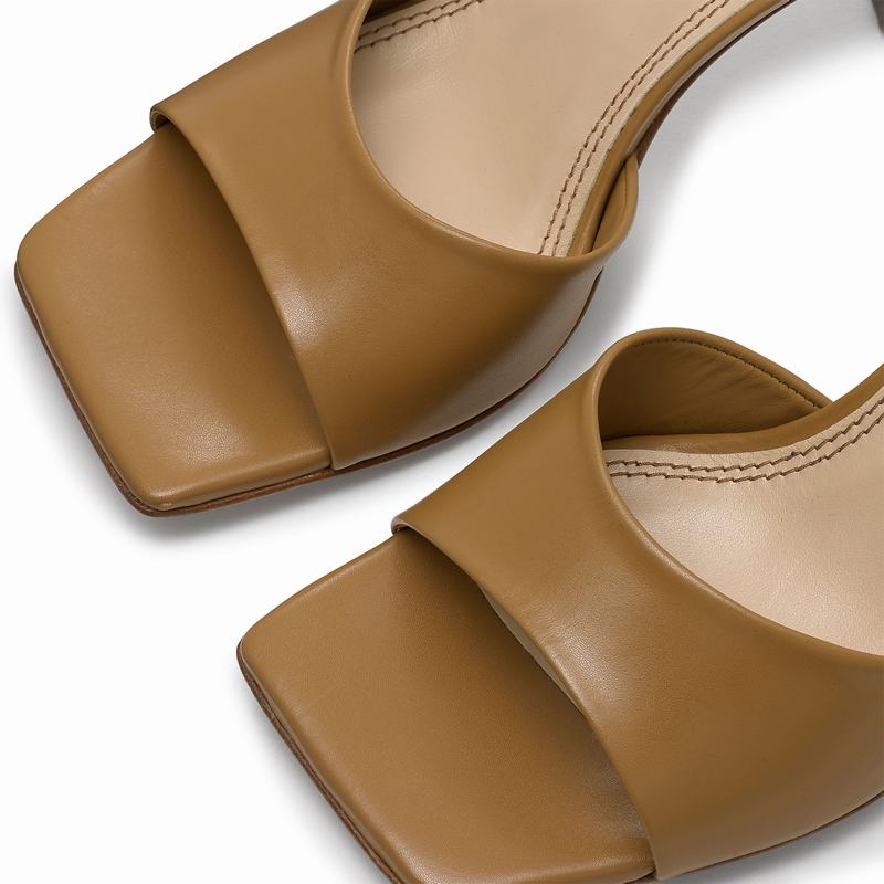 Sandały na Obcasie Russell And Bromley Mojito Damskie Brązowe | QDI5193XF