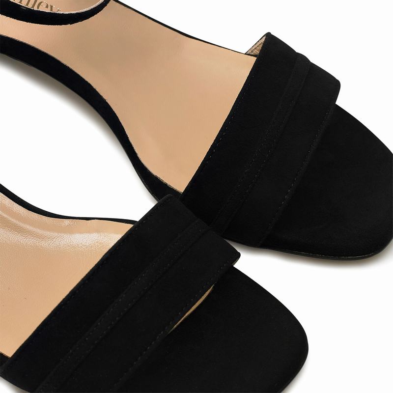 Sandały na Obcasie Russell And Bromley Superblock Damskie Czarne | TTR654NY