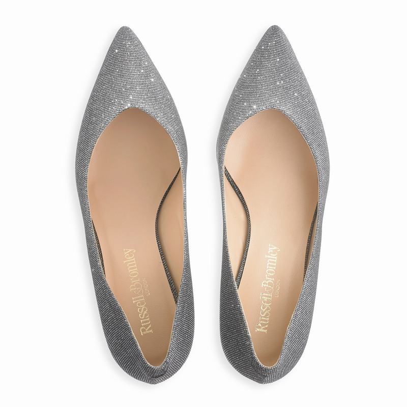 Szpilki Russell And Bromley 55vcut Damskie Metallic | DKN4726YG