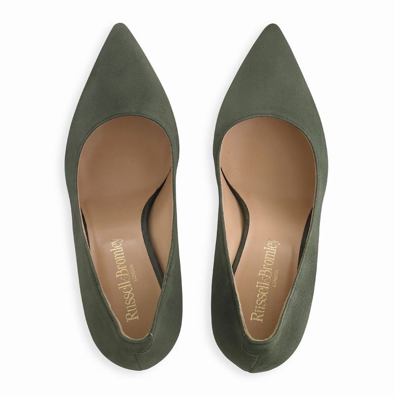 Szpilki Russell And Bromley 85pump Damskie Zielone | CMO6478DR
