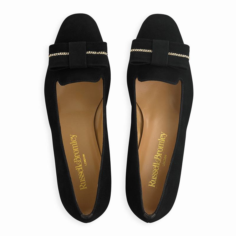 Szpilki Russell And Bromley Beau Damskie Czarne | QOE7865IB
