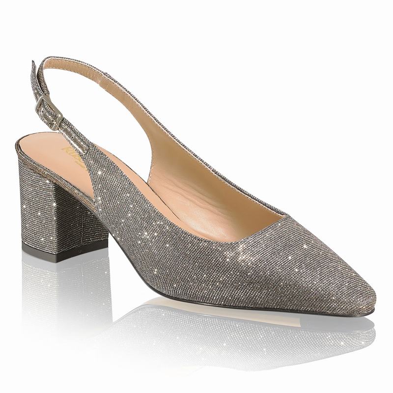 Szpilki Russell And Bromley Impulse Damskie Metallic | SNV9100DU