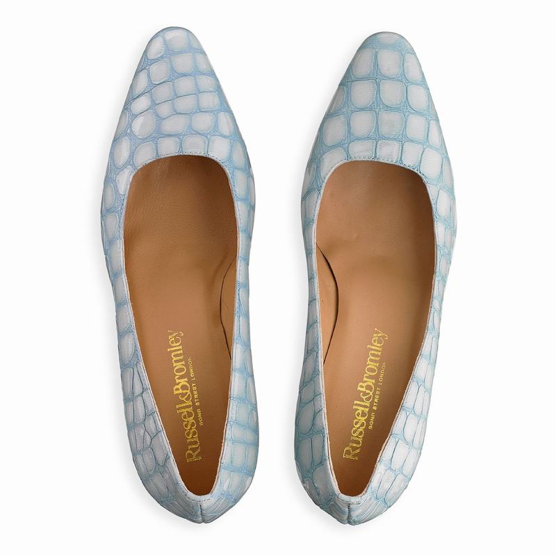 Szpilki Russell And Bromley Impulsive Damskie Niebieskie | BEP6396UZ