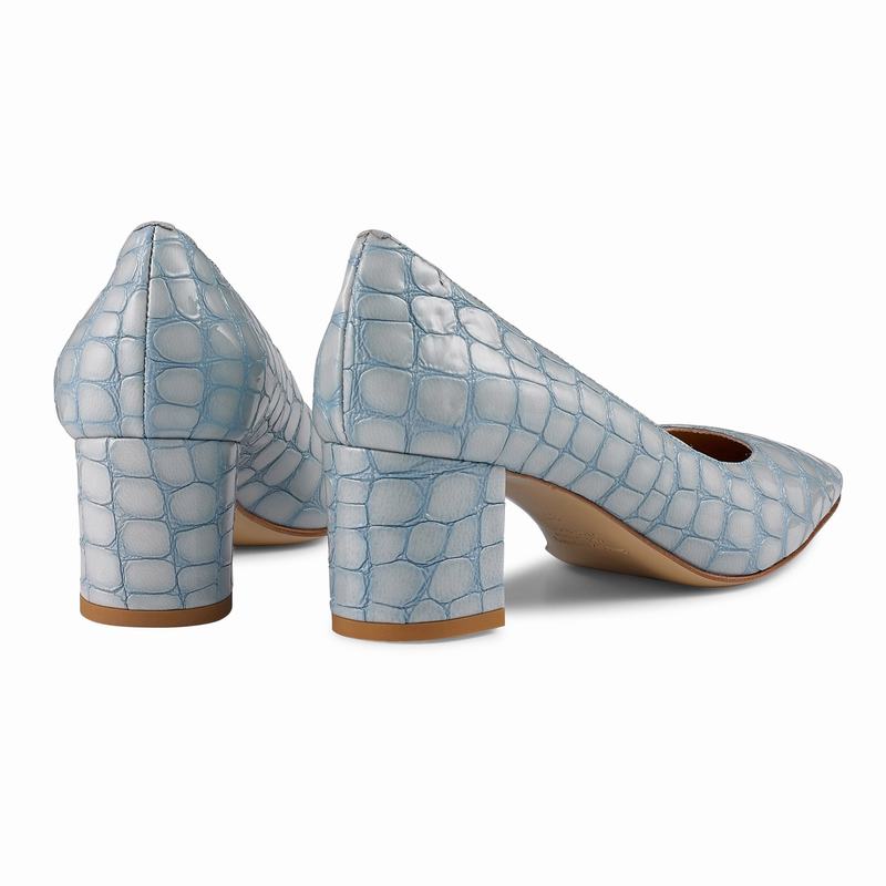 Szpilki Russell And Bromley Impulsive Damskie Niebieskie | BEP6396UZ