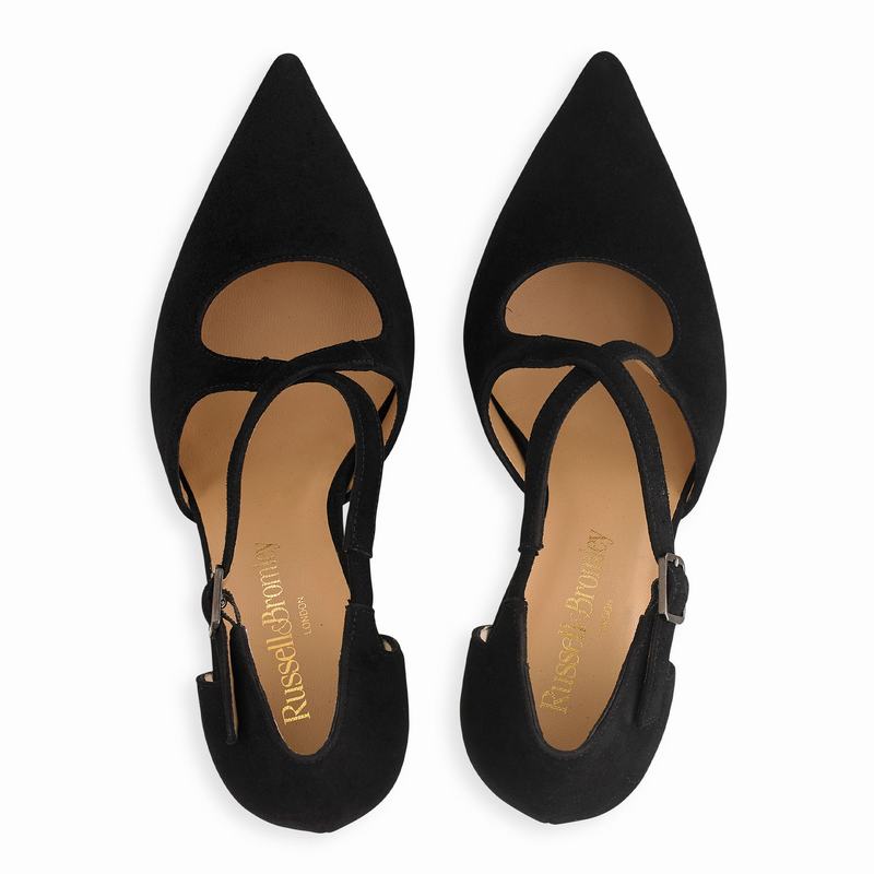 Szpilki Russell And Bromley Xtra Hi Damskie Czarne | SIL4974GM