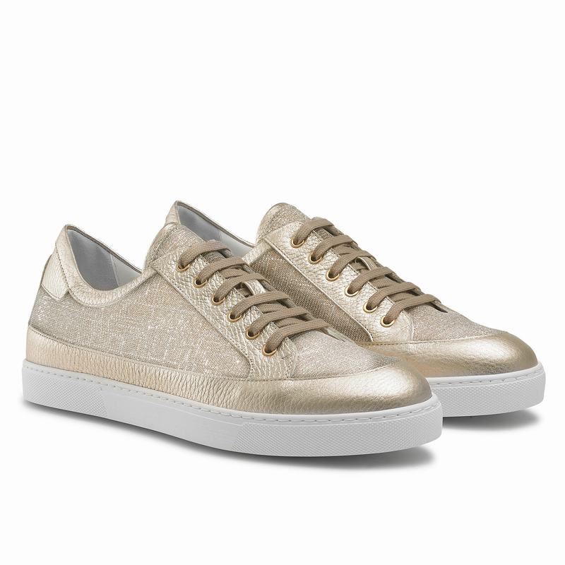 Trampki Niska Russell And Bromley Belair Damskie Metallic | MUI679MO
