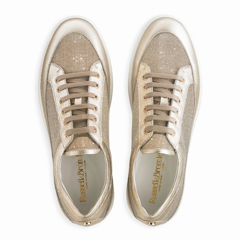 Trampki Niska Russell And Bromley Belair Damskie Metallic | MUI679MO