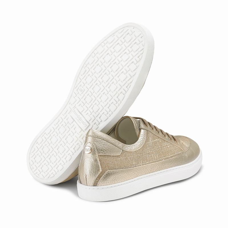Trampki Niska Russell And Bromley Belair Damskie Metallic | MUI679MO