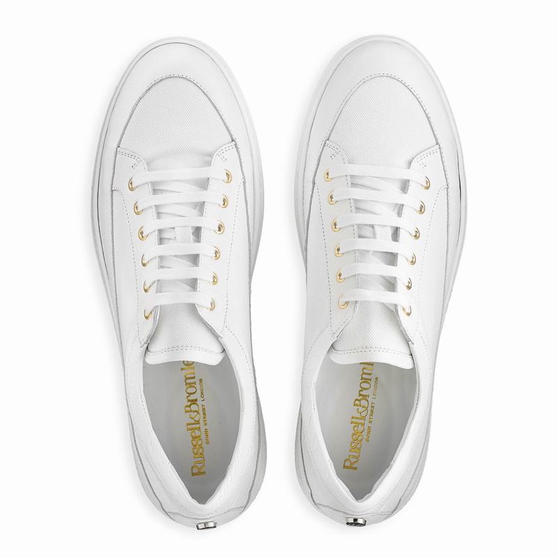 Trampki Niska Russell And Bromley Belair Damskie Białe | VGA4567JR