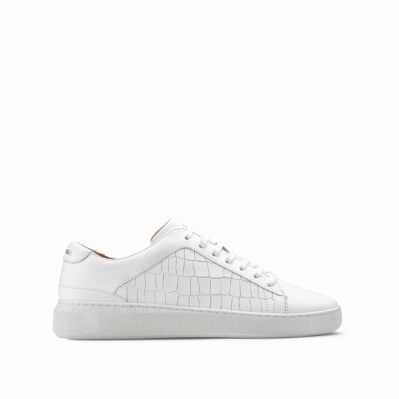 Trampki Niska Russell And Bromley Clear Run Męskie Białe | AUN5684BN
