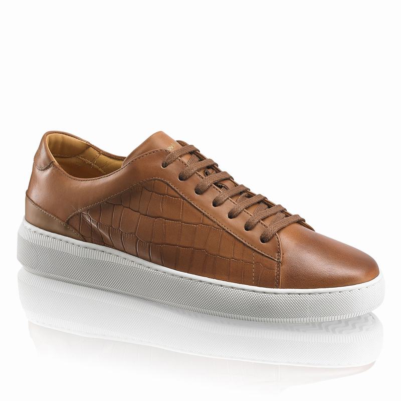 Trampki Niska Russell And Bromley Clear Run Męskie Brązowe | EWP4247KY