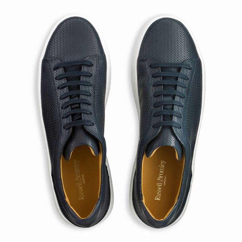 Trampki Niska Russell And Bromley Clear Run Męskie Niebieskie | GKD4793AT