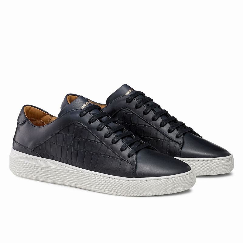 Trampki Niska Russell And Bromley Clear Run Męskie Niebieskie | GSX8010BS