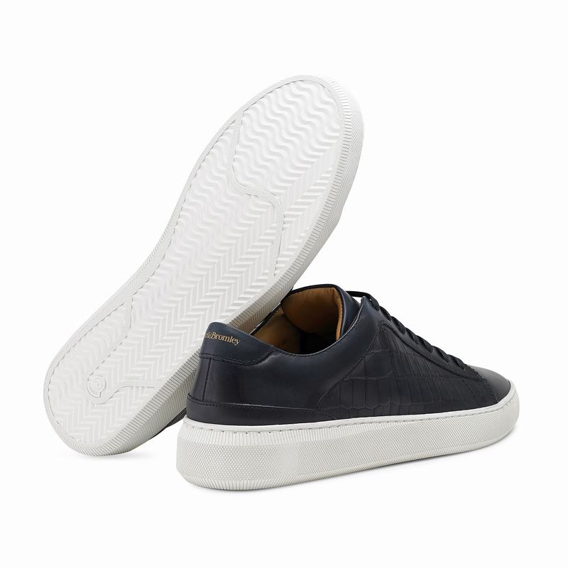Trampki Niska Russell And Bromley Clear Run Męskie Niebieskie | GSX8010BS