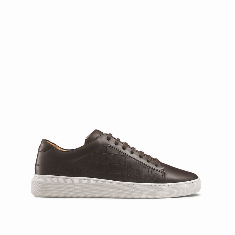 Trampki Niska Russell And Bromley Clear Run Męskie Brązowe | HOB1523AB