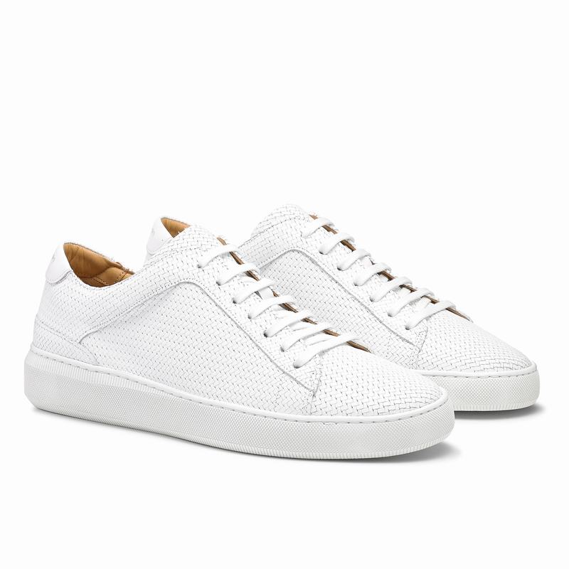 Trampki Niska Russell And Bromley Clear Run Męskie Białe | NQT4139YA