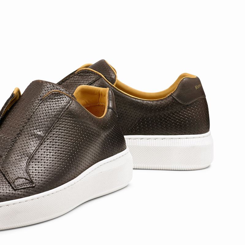 Trampki Niska Russell And Bromley Clearway M Męskie Brązowe | CPI3861RT