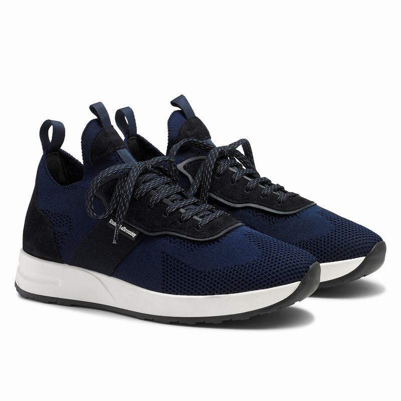 Trampki Niska Russell And Bromley Fly Guy Męskie Niebieskie | GUC5379UW