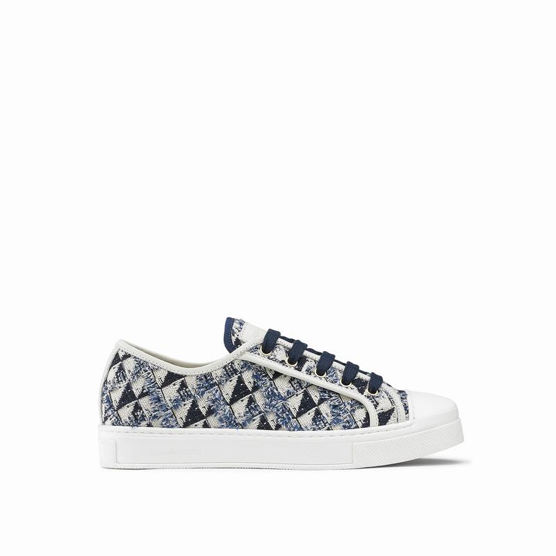 Trampki Niska Russell And Bromley Hampton Damskie Niebieskie | OWN8610IA