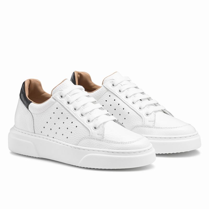 Trampki Niska Russell And Bromley Jaimie Damskie Białe | UMP6118TI