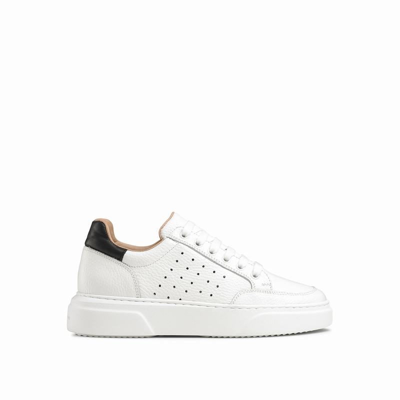 Trampki Niska Russell And Bromley Jaimie Damskie Białe | UMP6118TI