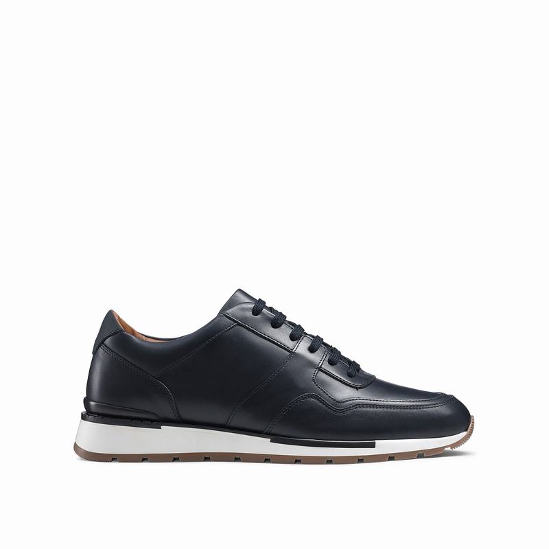 Trampki Niska Russell And Bromley Lomond Męskie Niebieskie | UQU1950QB