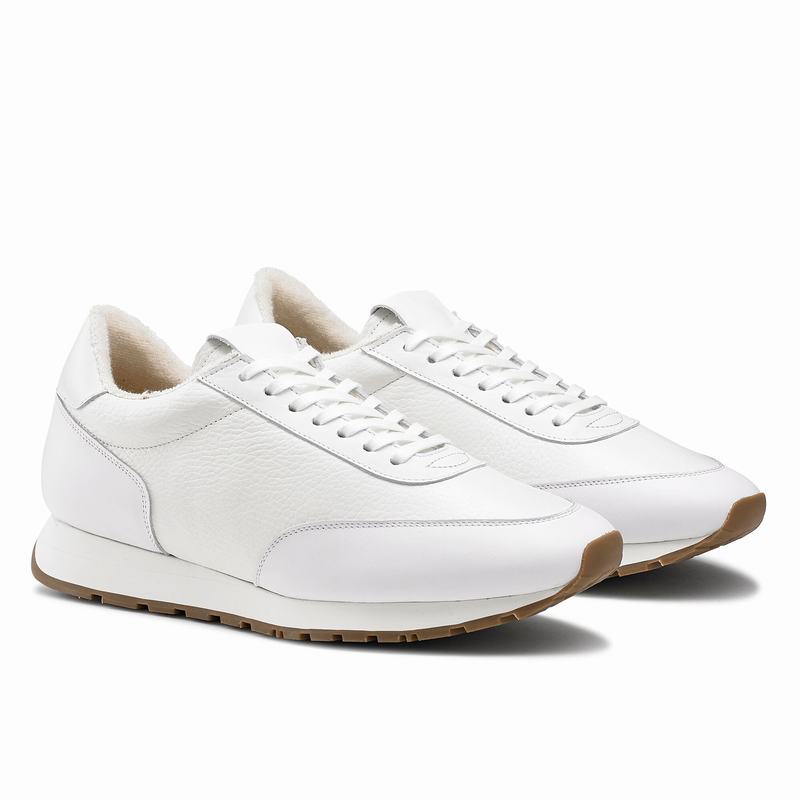 Trampki Niska Russell And Bromley Out Run Męskie Białe | RJX3378AK