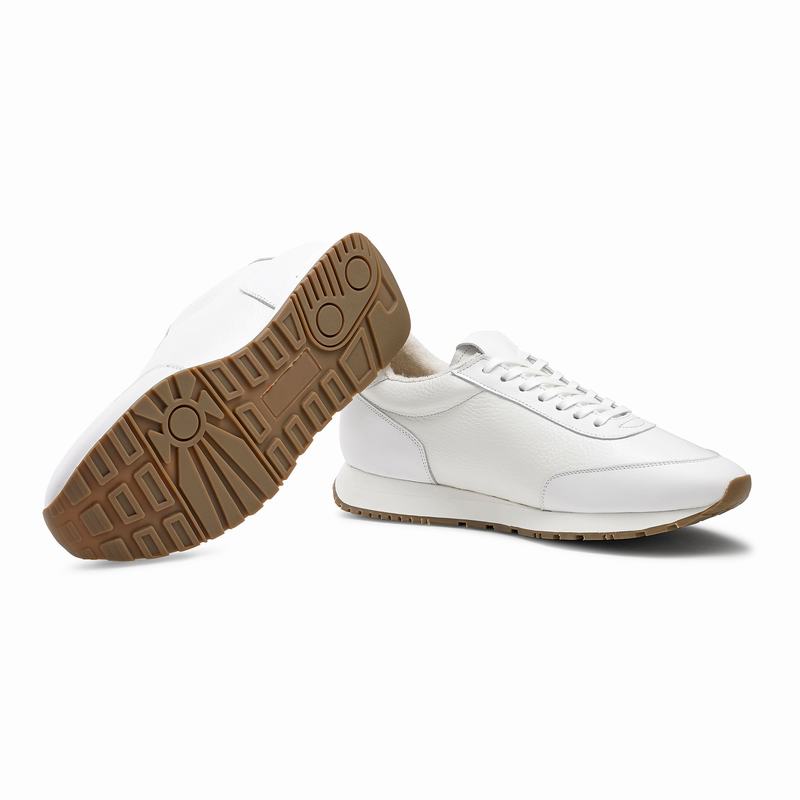 Trampki Niska Russell And Bromley Out Run Męskie Białe | RJX3378AK