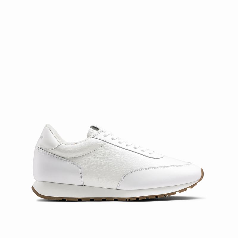 Trampki Niska Russell And Bromley Out Run Męskie Białe | RJX3378AK