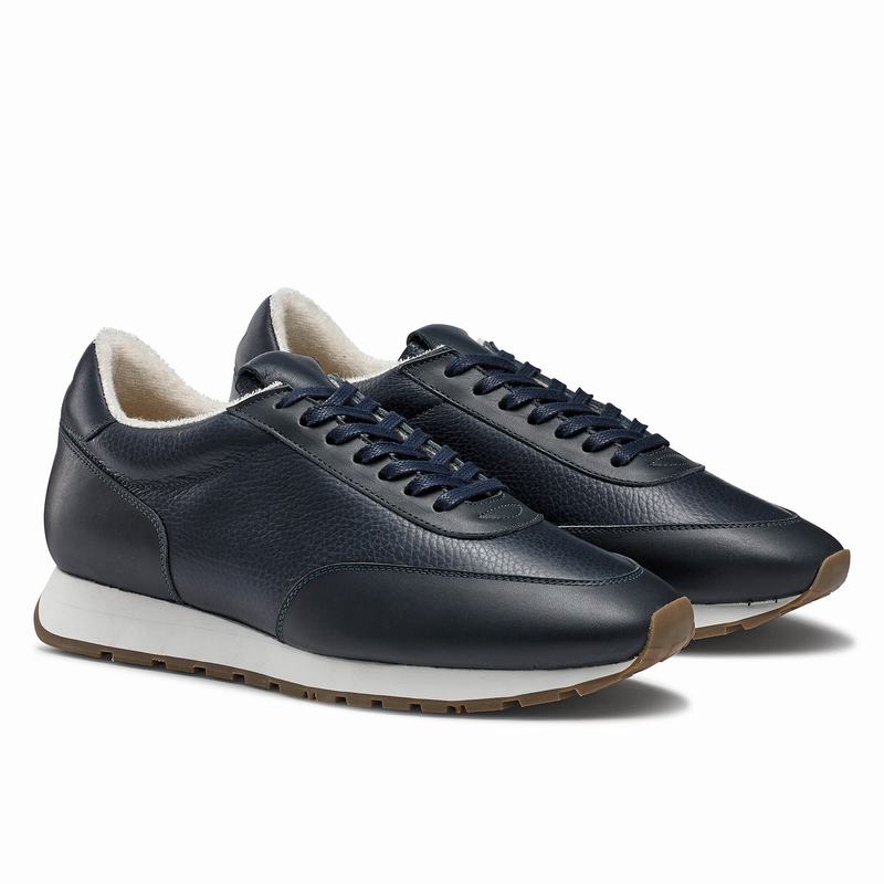Trampki Niska Russell And Bromley Out Run Męskie Niebieskie | STA9857WD