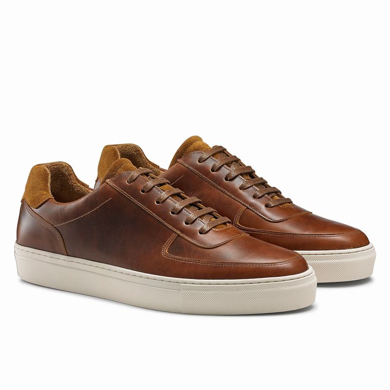 Trampki Niska Russell And Bromley Outfield Męskie Brązowe | MCH4428MH