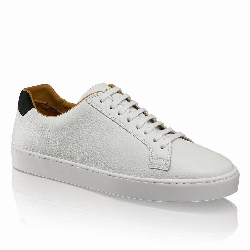 Trampki Niska Russell And Bromley Park Run Męskie Białe | EEX436NZ